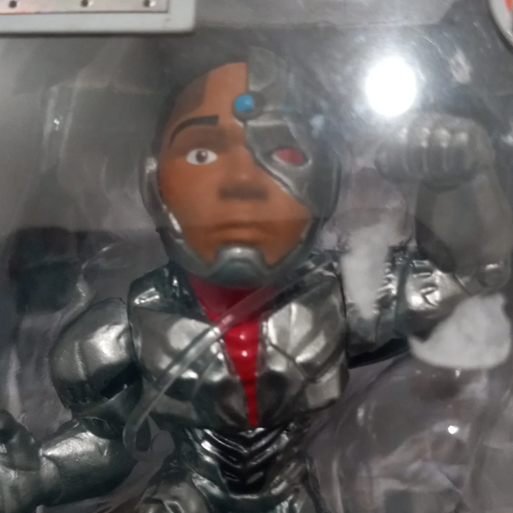Metalfigs,Justice League,Cyborg, Heavy die cast metal